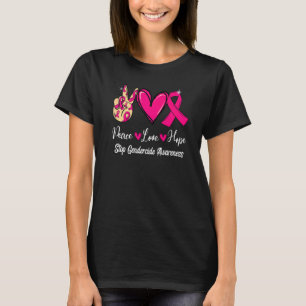 Stoppa medvetenheten om folkmord Peace Kärlek Hope T Shirt