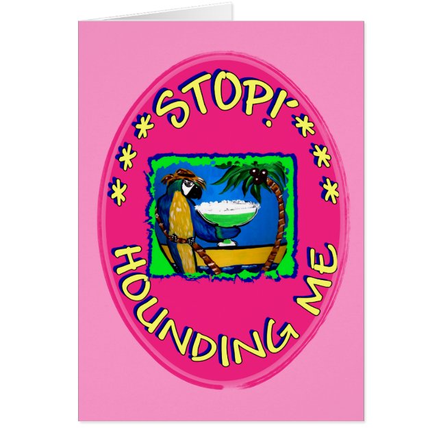 STOPPA MIG HÄLSNINGSKORT (Framsidan)