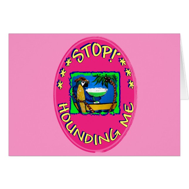 STOPPA MIG HÄLSNINGSKORT (Framsidan Horizontal)