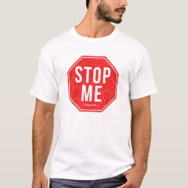 Stoppa mig Motivational Running eller Marathon Shi T Shirt