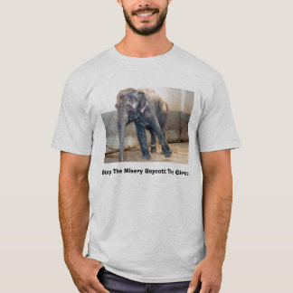 Stoppa misärbojkotten cirkusen tee shirt