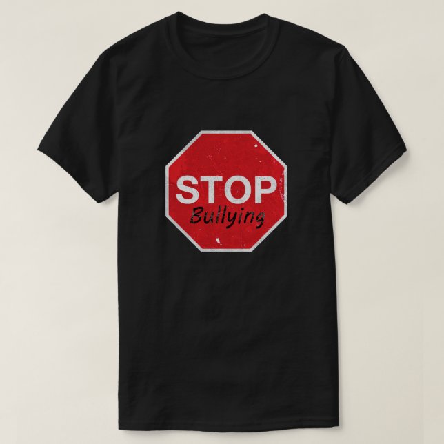Stoppa mobbning tee shirt (Design framsida)