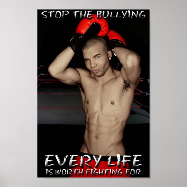 Stoppa mobbningen poster (Framsidan)