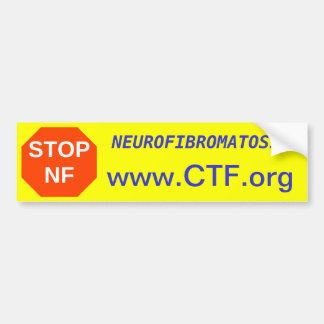 STOPPA NF, www.CTF.org, NEUROFIBROMATOSIS Bildekal
