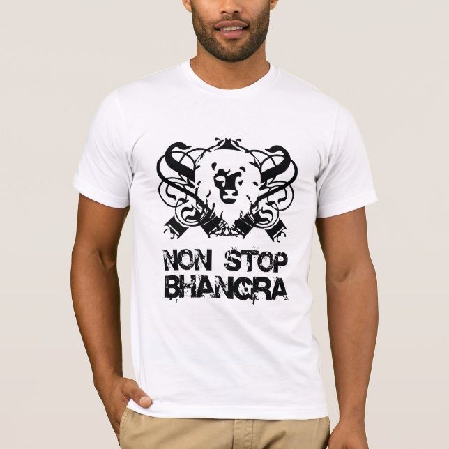 Stoppa Non den Bhnagra logotypen (klassikern - T-shirt (Framsida)