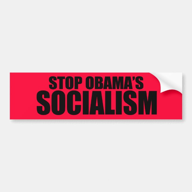 STOPPA OBAMA SOCIALISMEN BILDEKAL (Framsidan)
