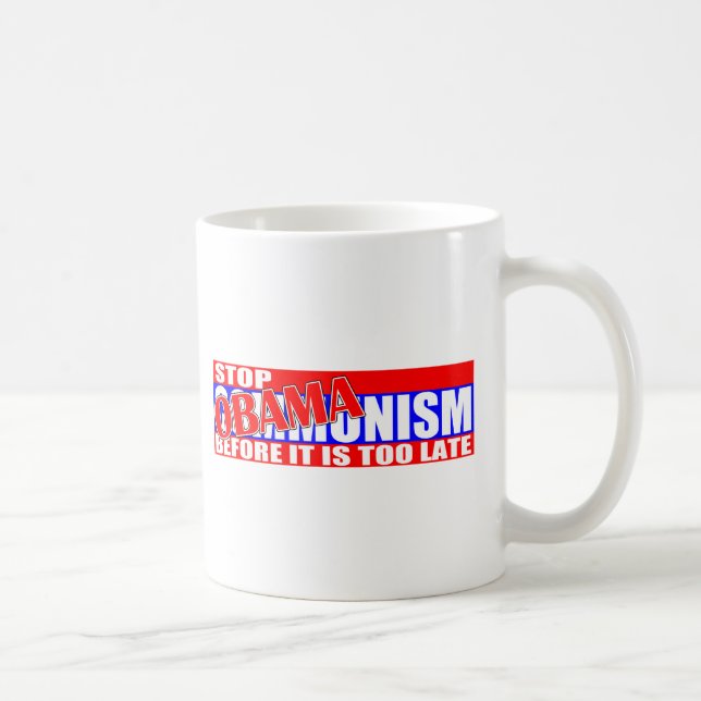 Stoppa Obamanism! Kaffemugg (Höger)