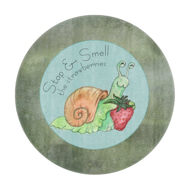 Stoppa och blötlägga jordgubbarna Snigel (Framsidan)