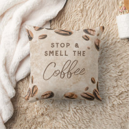 Stoppa och blötlägga kaffet Espresso Cappuccino Br Kudde