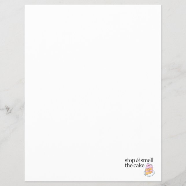 Stoppa och spola kakan reklamblad (Framsidan)