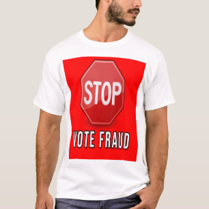 Stoppa omröstningsbedrägeri t shirt