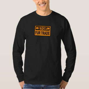 Stoppa orangen för handelssignatur för Päls T Shirt
