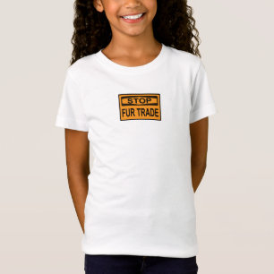 Stoppa orangen för handelssignatur för Päls T Shirt