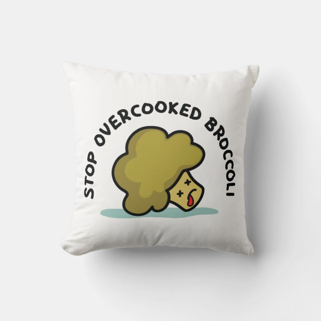 Stoppa Overcooked broccoli Kudde (Framsida)