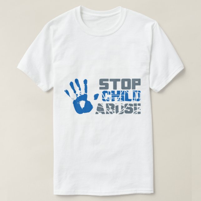 Stoppa övergrepp mot barn (2) t shirt (Design framsida)
