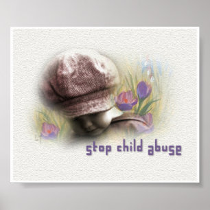 Stoppa övergrepp mot barn poster