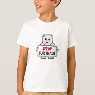 Stoppa päls handeln Sorgsen isbjörn T Shirt