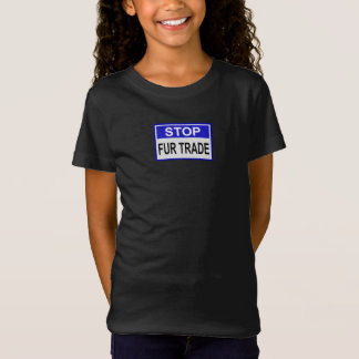 Stoppa Päls-handelsblåstecken T Shirt