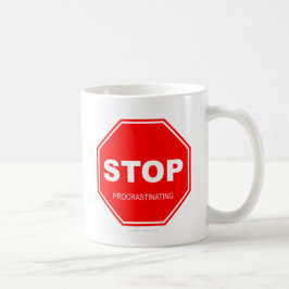 Stoppa Procrastinating - muggen Kaffemugg