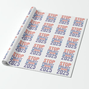 Stoppa Project 2025 Trump American Patroitic Presentpapper