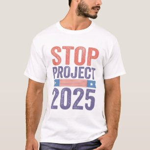 Stoppa Project 2025 Trump American Patroitic T Shirt