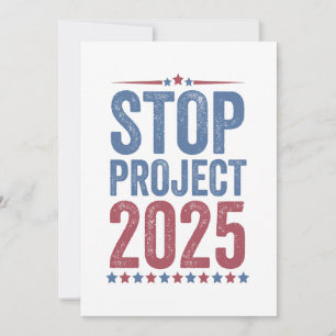 Stoppa Project 2025 Trump Harris American Patroiti Inbjudningar