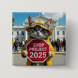 Stoppa projekt 2025 Kat politiskt Knapp