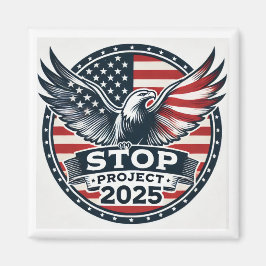 Stoppa projekt 2025 magnet