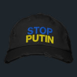 Stoppa Putin Stop Krig Hat - Ukrainas Flagga   Broderad Keps<br><div class="desc">Jag står med Ukraina - Frihet - fred - Stöd Ukraina - Solidaritet - Flagga Ukraina - Starkt tillsammans - Frihetseger - Stoppa Putin - Stoppa Krig! Låt oss världen till ett bättre ställe - alla tillsammans! En bättre värld börjar - beroende - behöver du också! Du kan överföra till...</div>
