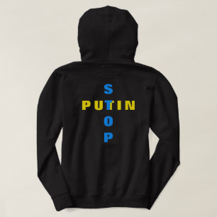 Stoppa Putin Stoppa Krig T-shirt Ukrainas Flagga Hoodie