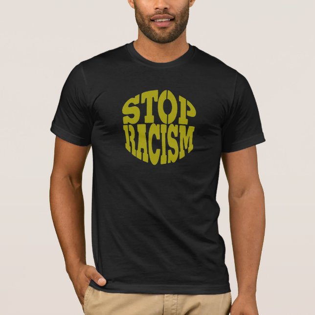 Stoppa rasism t shirt (Framsida)