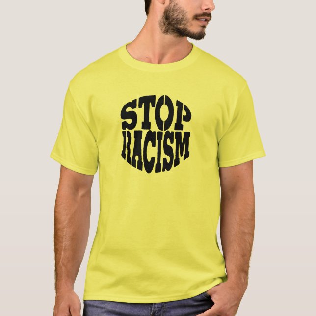 Stoppa rasism tee (Framsida)