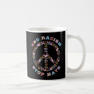 Stoppa rasismen stoppa hatten kaffemugg