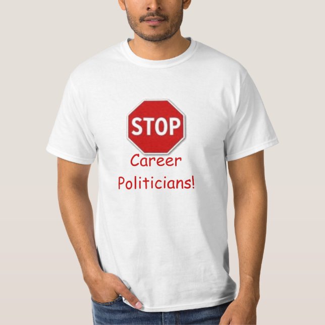 Stoppa, rusa politikar! PERIODGRÄNSER T-shirt (Framsida)