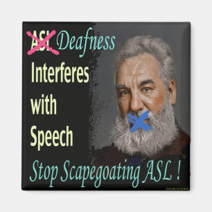 Stoppa Scapecoating ASL! Magnet
