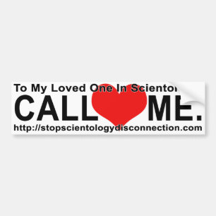Stoppa Scientologyurkopplingbildekalen Bildekal