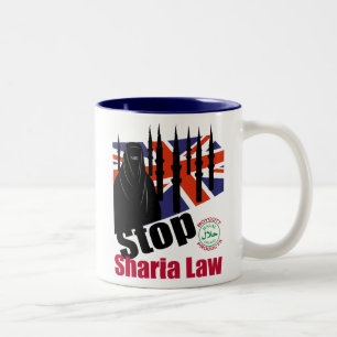 STOPPA SHARIA UK Två-Tonad MUGG