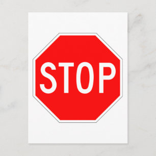 Stoppa signering, Anpassade Vykort