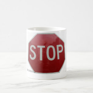 Stoppa signering kaffemugg