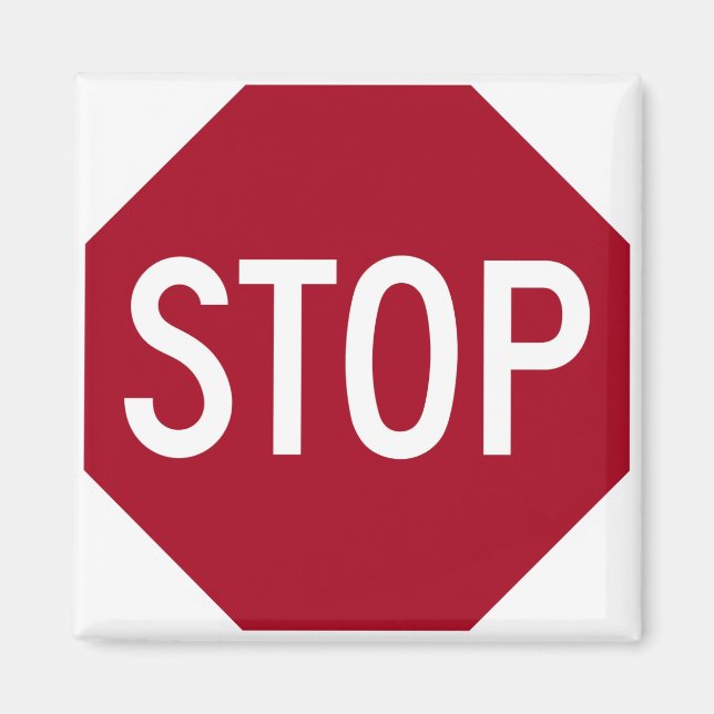 Stoppa signering magnet (Framsidan)