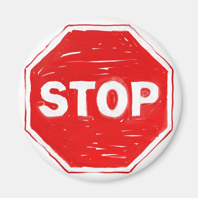 Stoppa signering magnet (Framsidan)