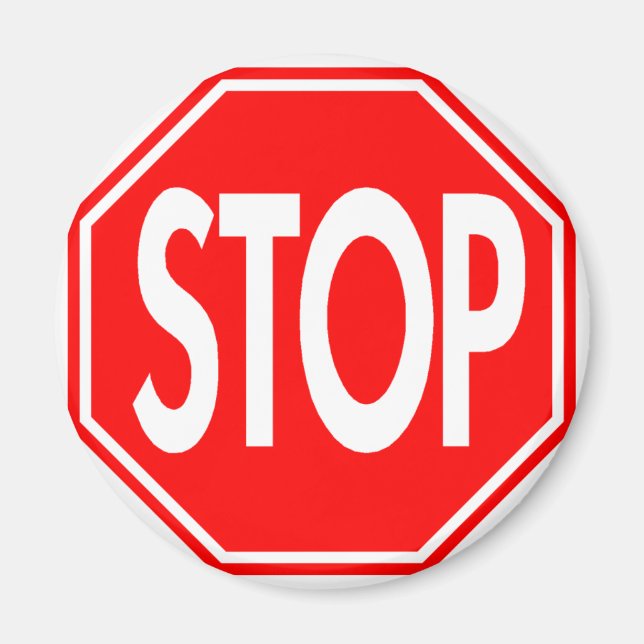 Stoppa signering magnet (Framsidan)