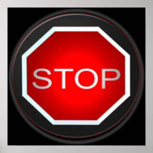 Stoppa signering Poster
