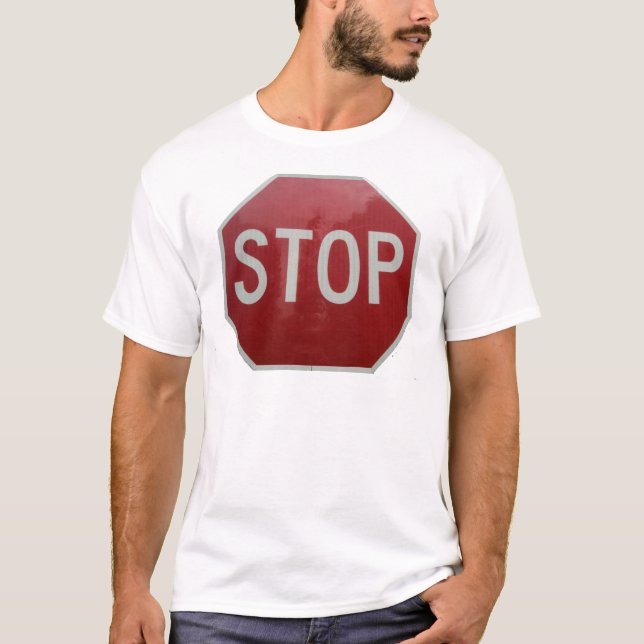 Stoppa signering t shirt (Framsida)