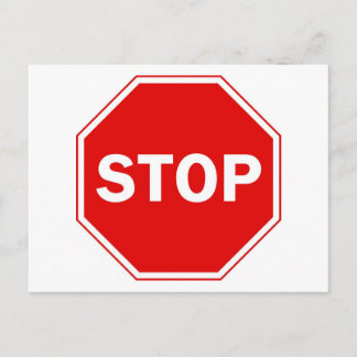Stoppa signering vykort