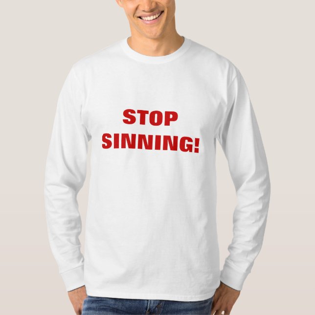 STOPPA SINNING! T-SHIRT (Framsida)