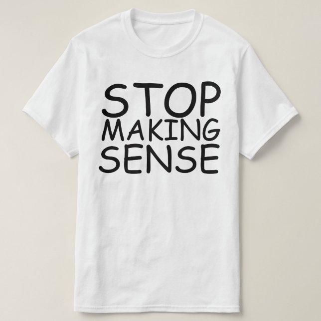 STOPPA SKAPAR SENSE TEE (Design framsida)