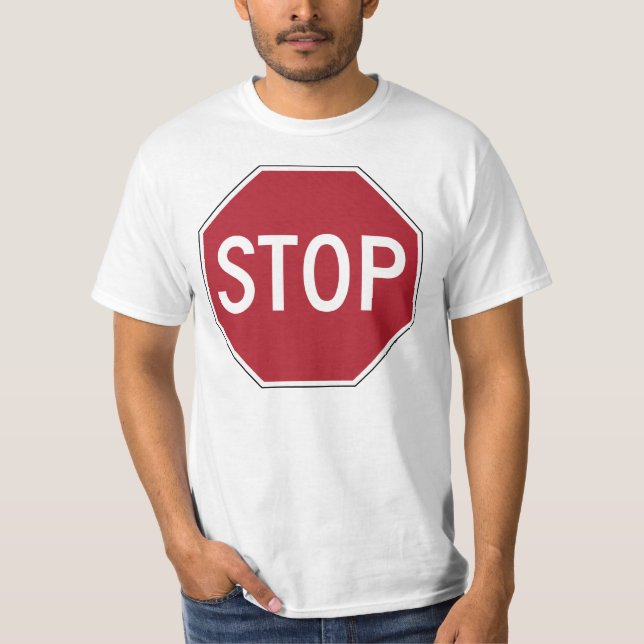 stoppa skjortan t-shirt (Framsida)