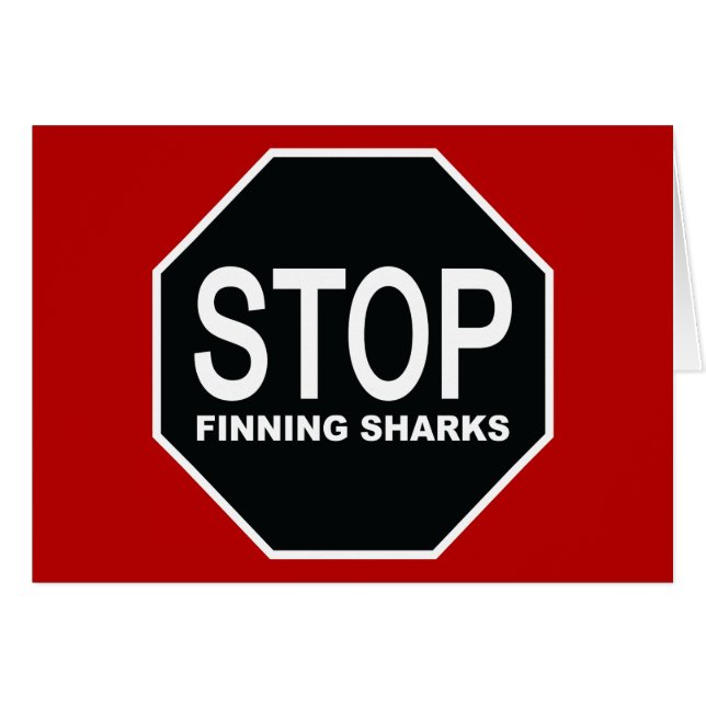 Stoppa sökning efter Sharks-signering Hälsningskort (Framsidan Horizontal)