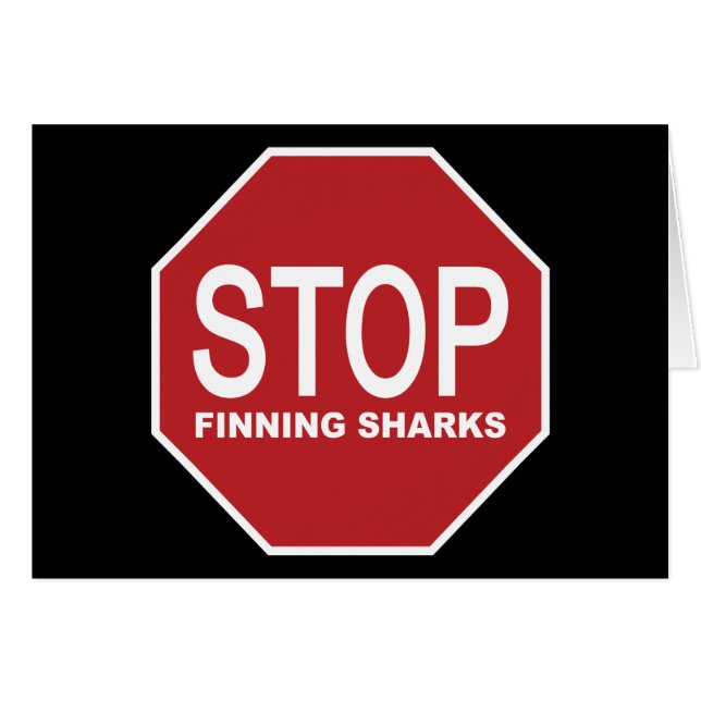 Stoppa sökning efter Sharks-signering Hälsningskort (Framsidan Horizontal)